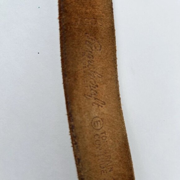 Vtg 70s Ranchcraft 3257 Western Floral Boho Horse Tooled Leather Belt Womens 34 - Picture 14 of 15